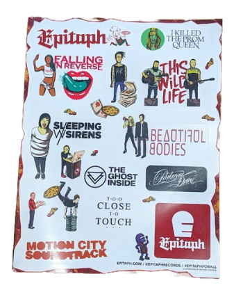 Epitaph Records Sticker Sheet #1