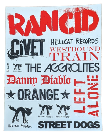 Hellcat Records Sticker Sheet