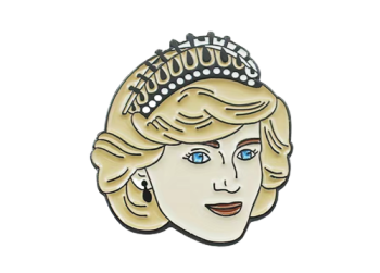 Princess Diana Enamel Pin / Badge