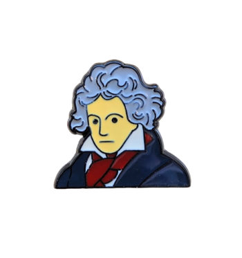 ludwig van beethoven Enamel Pin / Badge