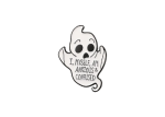 I, Myself, Am Anxious & Confused Enamel Pin / Badge