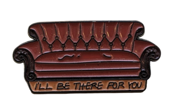 Friends Cafe Couch Enamel Pin / Badge