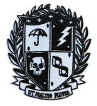 Umbrella Academy Embroidered Patch - Black and White Crest