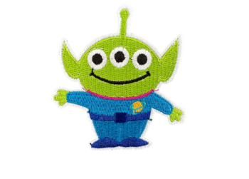 Toy Story Three Eyed Alien Embroidered Patch