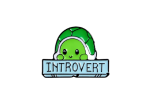 Introvert Turtle Enamel Pin / Badge