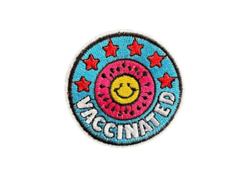 Covid 19 Vaccinated Enamel Pin / Badge