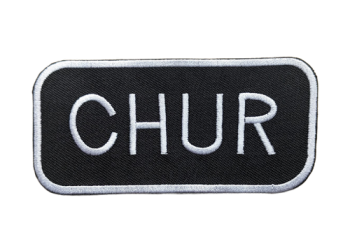 Chur Biker Embroidered Patch