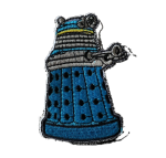 Dr Who Dalek Embroidered Patch