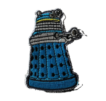 Dr Who Dalek Embroidered Patch