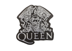 Queen Embroidered Patch - Silver