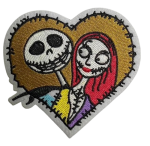 Jack Skellington & Sally - Nightmare before Christmas Embroidered Patch