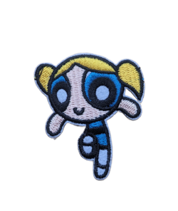 Bubbles Powerpuff Girls Embroidered Patch