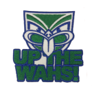 Auckland Warriors Up The Wahs Embroidered Patch