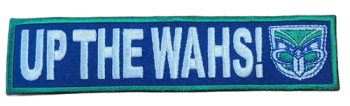Auckland Warriors Up the Wahs Embroidered Patch #2