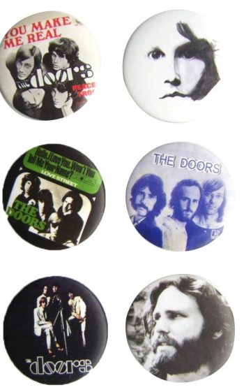 The Doors Badge Button Set #2 - 6 badges!