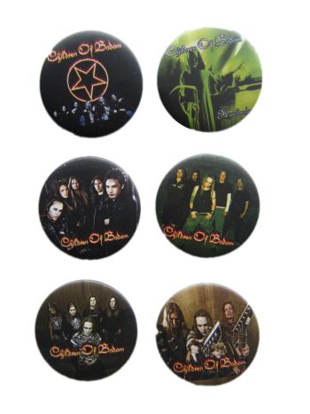 Children of Bodom Badge Button Set - 6 badges!
