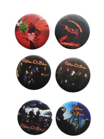 Children of Bodom Badge Button Set #2 - 6 badges!