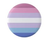 Bigender Queer Pin Badge / Button LGBTQ Pride