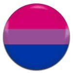 Bisexual Queer Pin Badge / Button - LGBTQ Pride