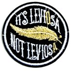 Harry Potter Embroidered Patch - Its LeviOsa, Not LeviosA