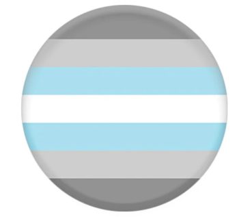 Demiboy Pin Badge / Button - LGBTQ Pride