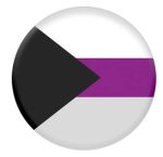 Demisexual Pin Badge / Button - LGBTQ Pride