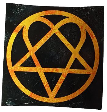 H.I.M. Heartagram Sticker