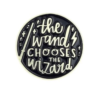Harry Potter 'The Wand Chooses the Wizard' Enamel Pin / Badge