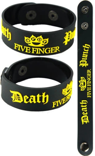 Five Finger Death Punch Rubber Bracelet