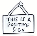 This is a Positive Sign Enamel Pin / Badge