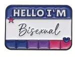 Hello, I'm Bisexual' Enamel Pin / Badge