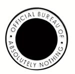 Official Bureau Of Absolutely Nothing Enamel Pin / Badge