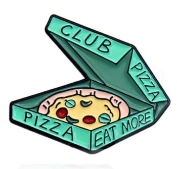 Club Pizza Enamel Pin / Badge