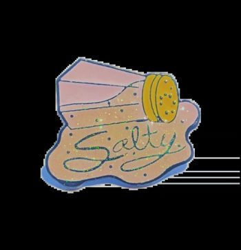 Salty Enamel Pin / Badge-1