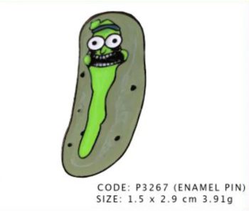 Pickle Rick - Rick & Morty Enamel Pin / Badge