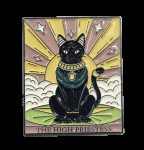 Tarot Cat Enamel Pin / Badge
