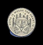 Home is Where The Heart Is Enamel Pin / Badge