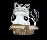 Idiot Box Enamel Pin / Badge