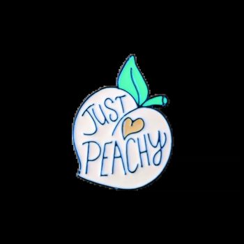 Just Peachy Enamel Pin / Badge