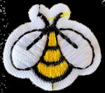 Honey Bee Embroidered Mini Patch