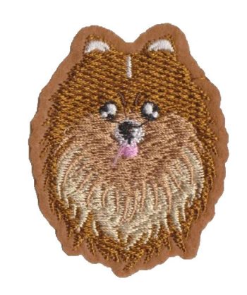 Pomeranian Embroidered Patch
