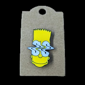 Trippy Bart Simpson Enamel Pin / Badge