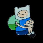 Finn The Human - Adventure Time Enamel Pin / Badge