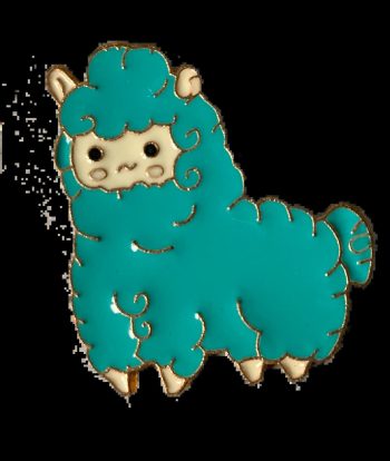 Blue Llama Enamel Pin / Badge