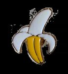 Peeled Banana Enamel Pin / Badge