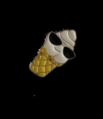 Cool Ice Cream Enamel Pin / Badge
