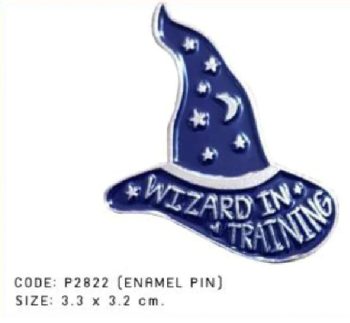 Wizzard In Training Enamel Pin / Badge