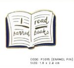 I Read Banned Books Enamel Pin / Badge