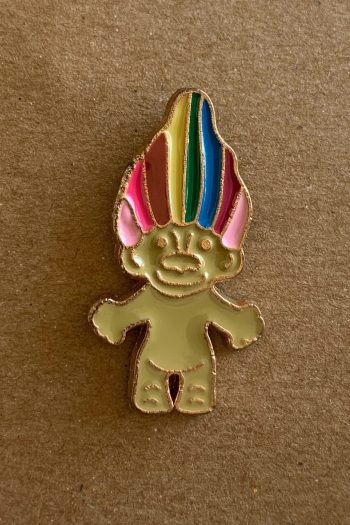 Rainbow Troll Enamel Pin / Badge