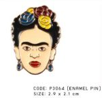 Frida Kahlo Enamel Pin / Badge